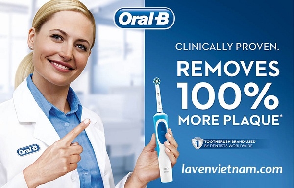 Bàn chải điện Oral B Vitality Floss Action kèm 2 đầu chải