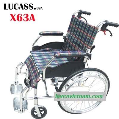 Xe lăn hợp kim nhôm Lucass X63A - X63L