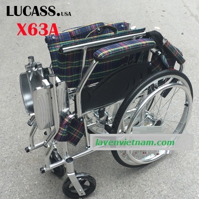 Xe lăn hợp kim nhôm Lucass X63A - X63L 3