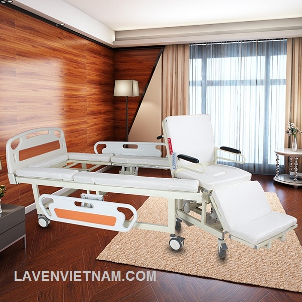 Giường điện đa năng cho bệnh nhân E39X (có thể tách thành xe lăn)